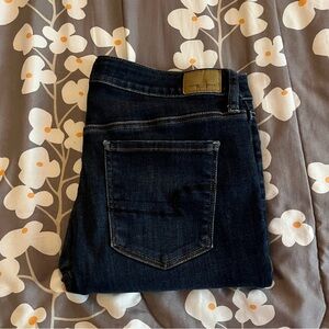 American Eagle Jeans High Rise Jegging Size 14 Short Super Super Stretch X